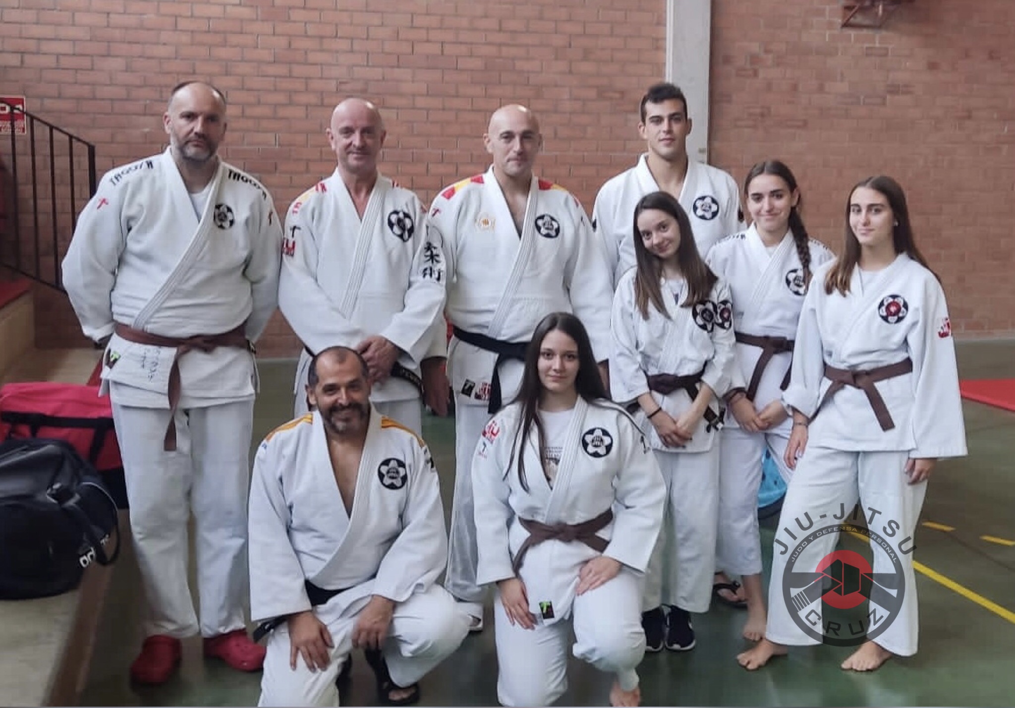 Deportistas del Club jiu jitsu Calatayud