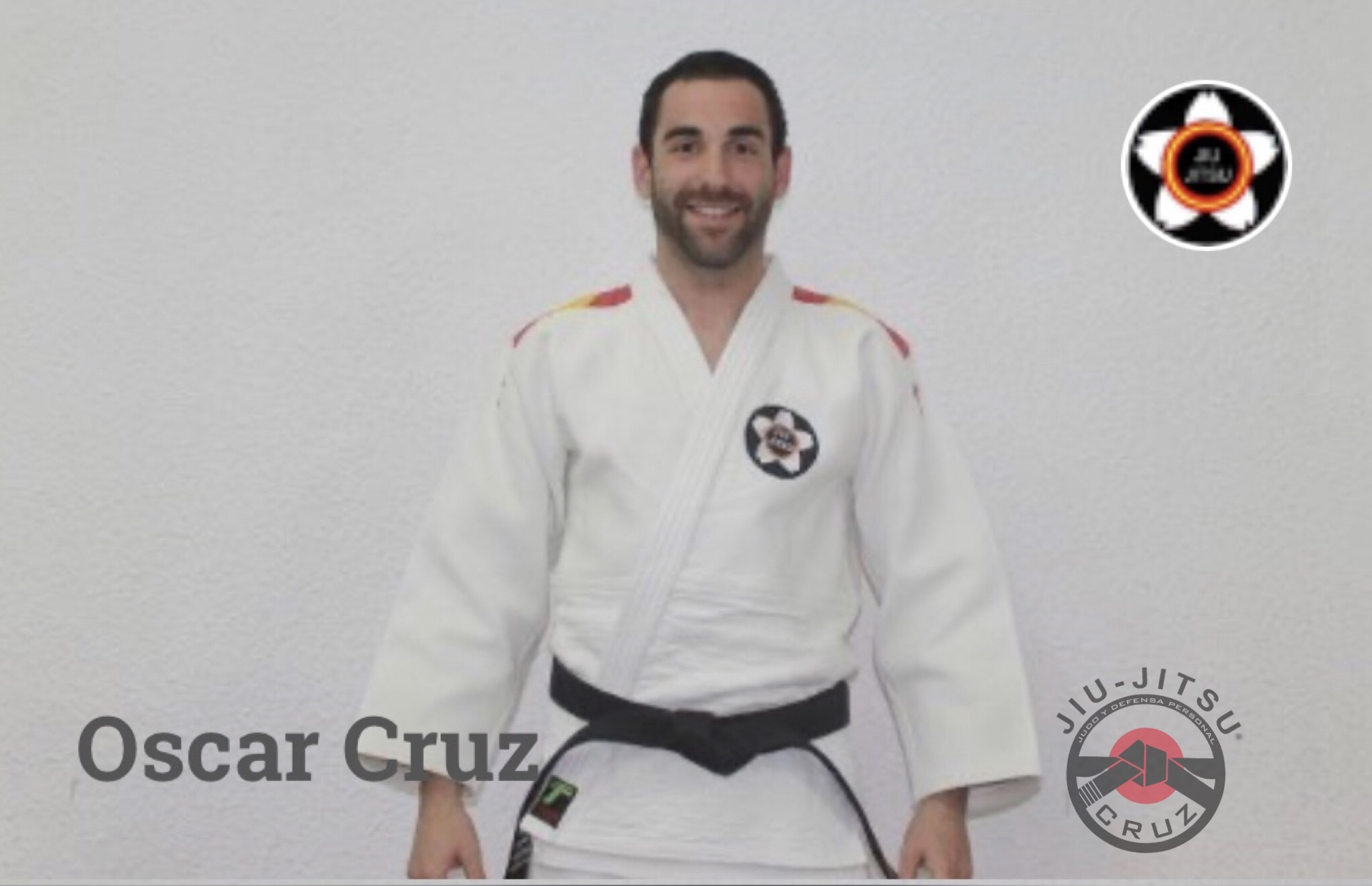 Maestro del Club jiu jitsu Calatayud Oscar Cruz