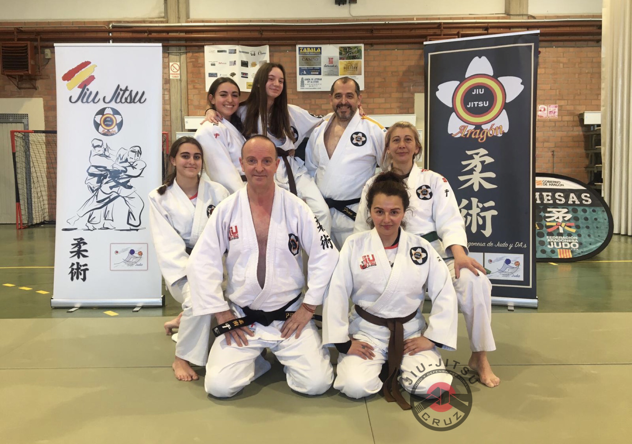 deportistas del Club jiu jitsu Calatayud